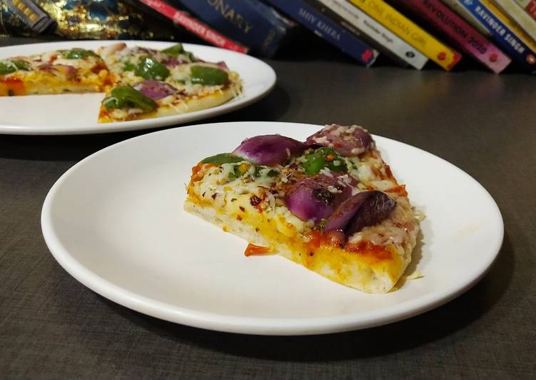 Easiest Way to Make Homemade Farm house veg pizza
