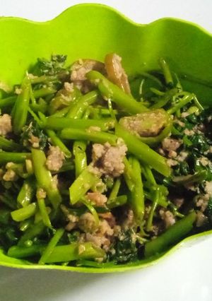 Foto resep Tumis kangkung oncom Simple