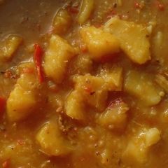 A picture of Yam porridge.