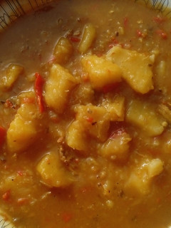 A picture of Yam porridge.