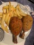 Muslos de pollo rellenos
