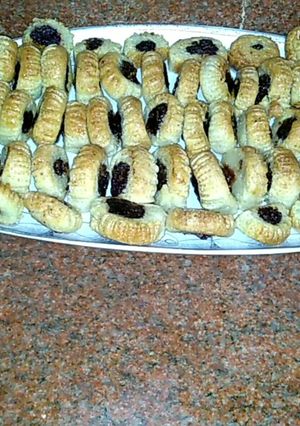 صورة لوصفة كعب الغزال بالسميد والشربات بيدوب