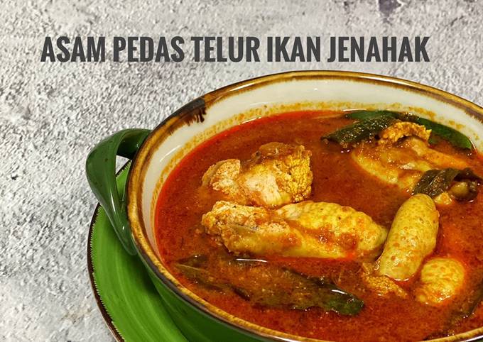 Resipi Asam Pedas Telur Ikan Jenahak Oleh Zieta Ali Cookpad