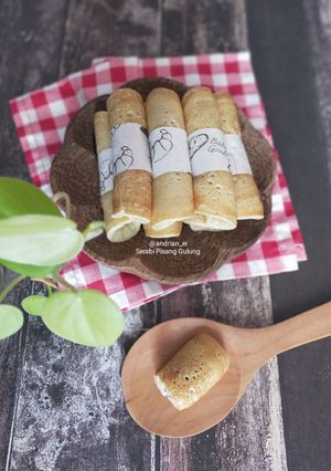 Foto resep Serabi Pisang Gulung Tanpa Gula