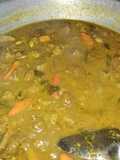 Lempah kuneng /pindang daging daun kedondong versi melayu bangka