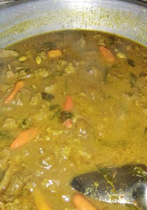 Foto resep Lempah kuneng /pindang daging daun kedondong versi melayu bangka