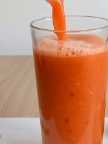 Jugo N°5 naranja, frutilla, banana y zanahoria, Para Restaurantes
