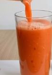 Una foto de Jugo N°5 naranja, frutilla, banana y zanahoria, para restaurantes