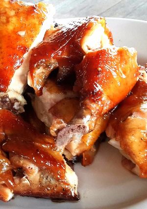รูปของ ไก่อบกระเทียมพริกไทย