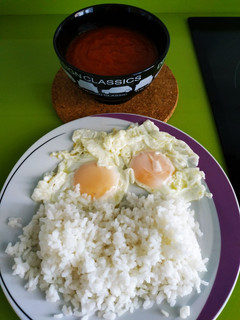 Una foto de Arroz a la cubana