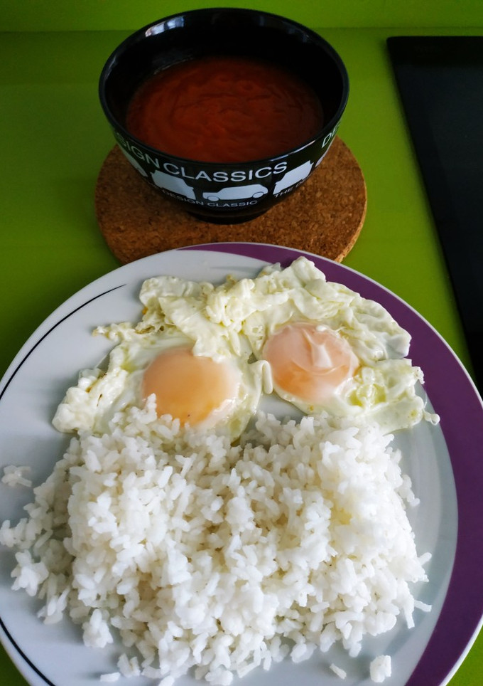 Una foto de Arroz a la cubana