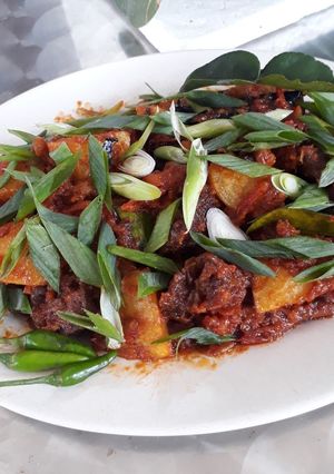 Foto resep Dendeng Sapi Kentang Balado