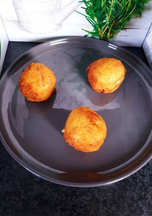 Une photo de Croquettes de thon et croquettes au jambon #tablierdor2023