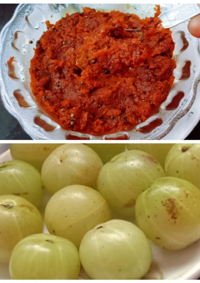 ... நெல்லிக்காய் தொக்கு. (Nellikai thokku recipe in tamil) செய்முறை முக்கிய புகைப்படம்