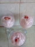 Espuma de frutilla