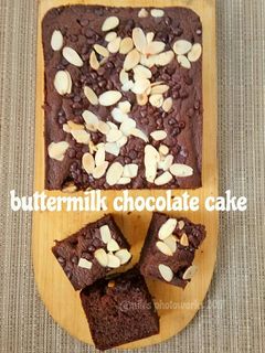Foto resep Buttermilk Chocolate Cake #ketopad