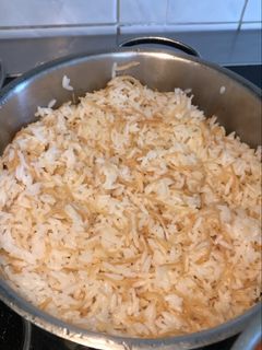 صورة لوصفة رز بالشعريه