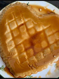Una foto de Flan de café