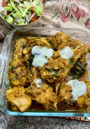 A picture of Afghani Chicken Karahi.