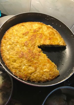 Una foto de Torta de plátano maduro sin horno
