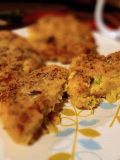 Una foto de Fritos de arroz sobrante con queso 😋