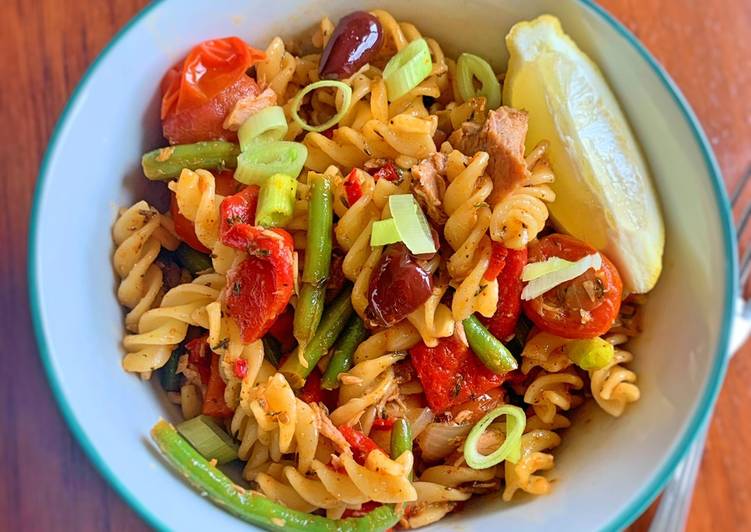 Easiest Way to Prepare Homemade Delicious throw it all together pasta