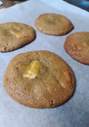 Una foto de Cookies de té matcha