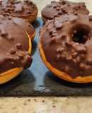 Donuts al horno con chocolate crocanti