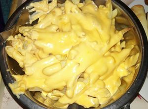 Una foto de Salsa cheddar