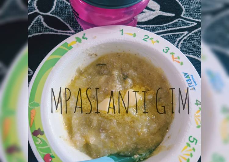 Resep Bubur Ati Ayam Labu Kuning slow cooker (MPASI 69 bulan) oleh