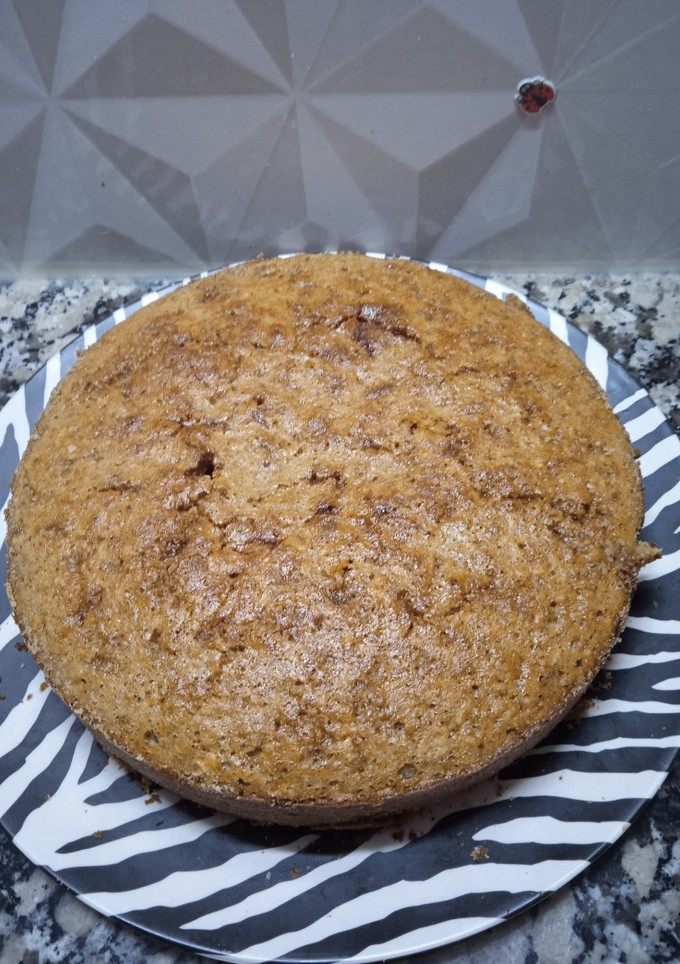 Una foto de Torta de avena, banana y harina integral !!!