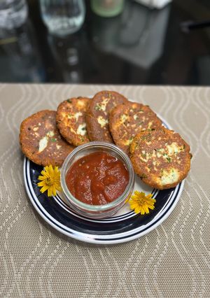 A picture of Chenna Cheese Patties 🧆🧀.