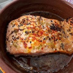 A picture of Baked salmon.