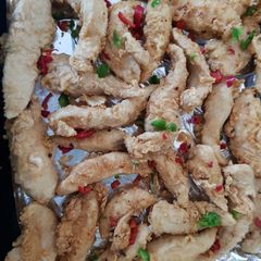 A picture of My Salt n Pepper Chicken.