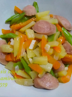 Foto resep Tumis sosis sayur