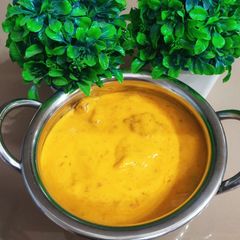 A picture of Pakoda Kadhi.