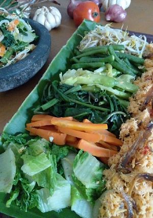 Foto resep Urap Sayur Teri