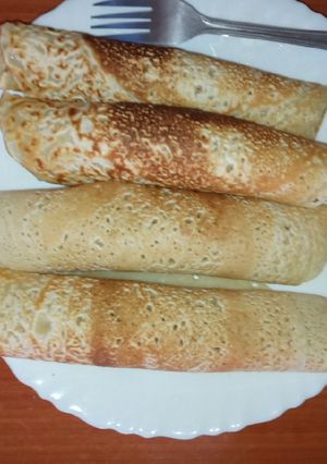 A picture of Ethiopian injera.