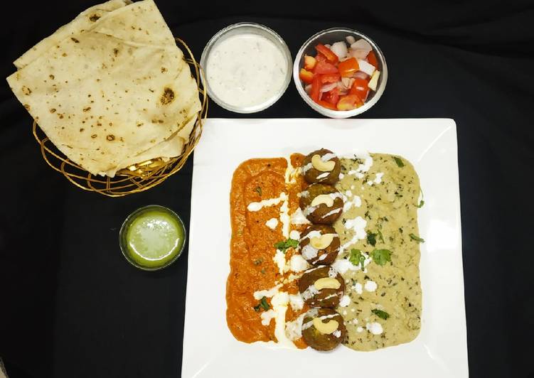 Gobhi mint kofta with shahi malai and makhani gravy