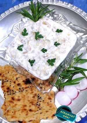 عکسی از دستور بورانی بادمجان (ماست و بادمجان)