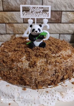 Dió torta recept fotója
