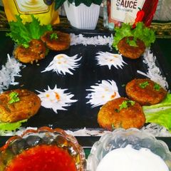 A picture of Mutton shami Kabab.