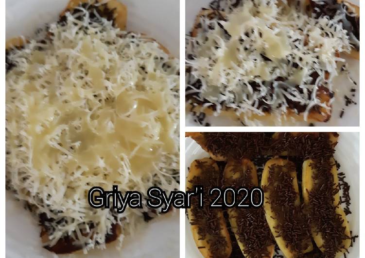 Pisang Panggang Teflon Coklat Keju Favorit