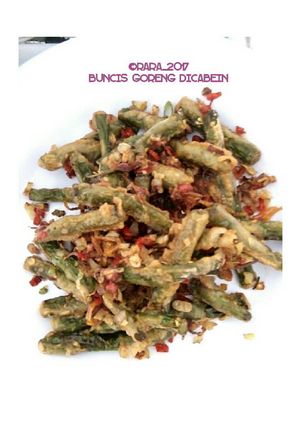 Foto resep Buncis goreng dicabein