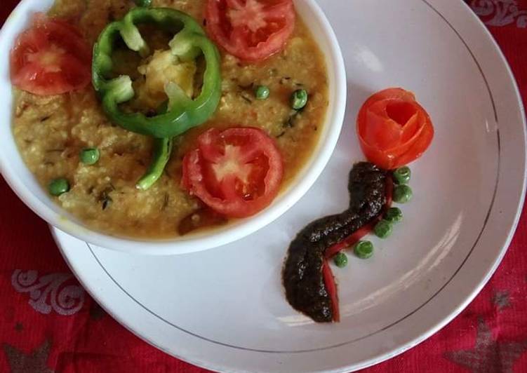 How to Make Favorite #Dalia Oats Khichdi