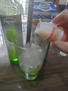 Foto resep Es Melon Susu yakult
