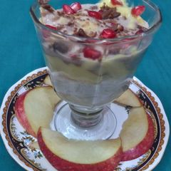 A picture of Layered dessert.