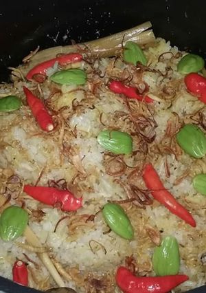 Foto resep Nasi liwet ikan peda