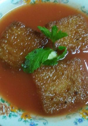 A picture of Tomato soup.