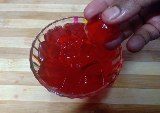 Recipe of Speedy # bcam (Juicy Strawberry Jellies)